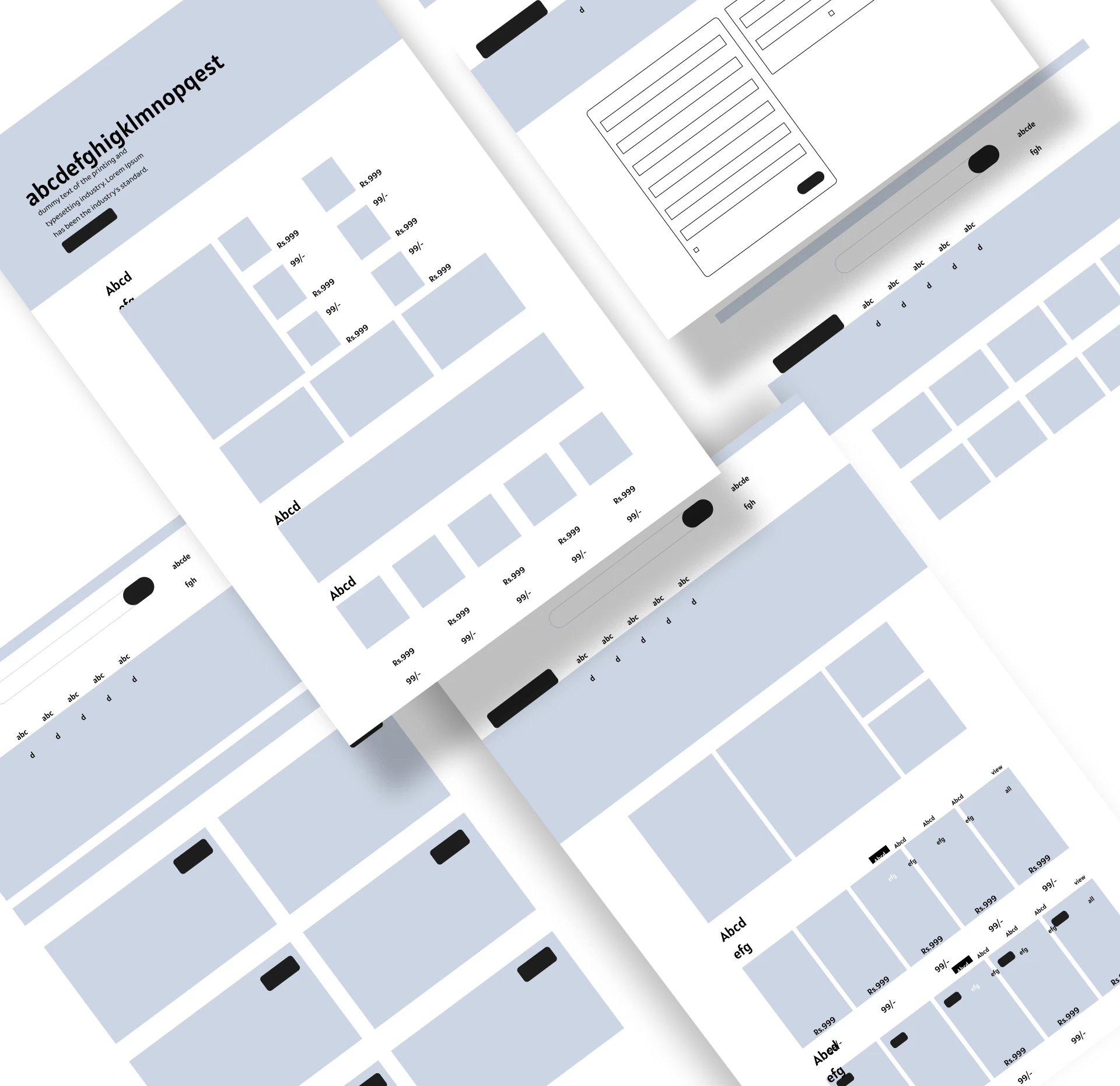 Home Store Wireframe