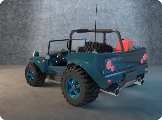 3D Game Vehicle Design